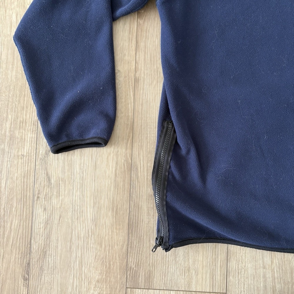 Eddie Bauer Gray Blue Pullover Hoodie Men's XL Kangaroo Pocket Reversible Zip - Picture 9 of 9